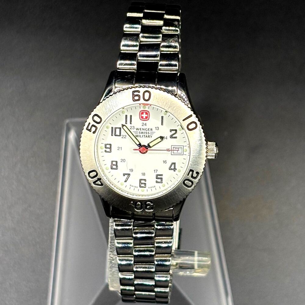 Wenger Swiss Military 72969L Swiss Made Quartz 28mm 100M Stainless Steel Watch